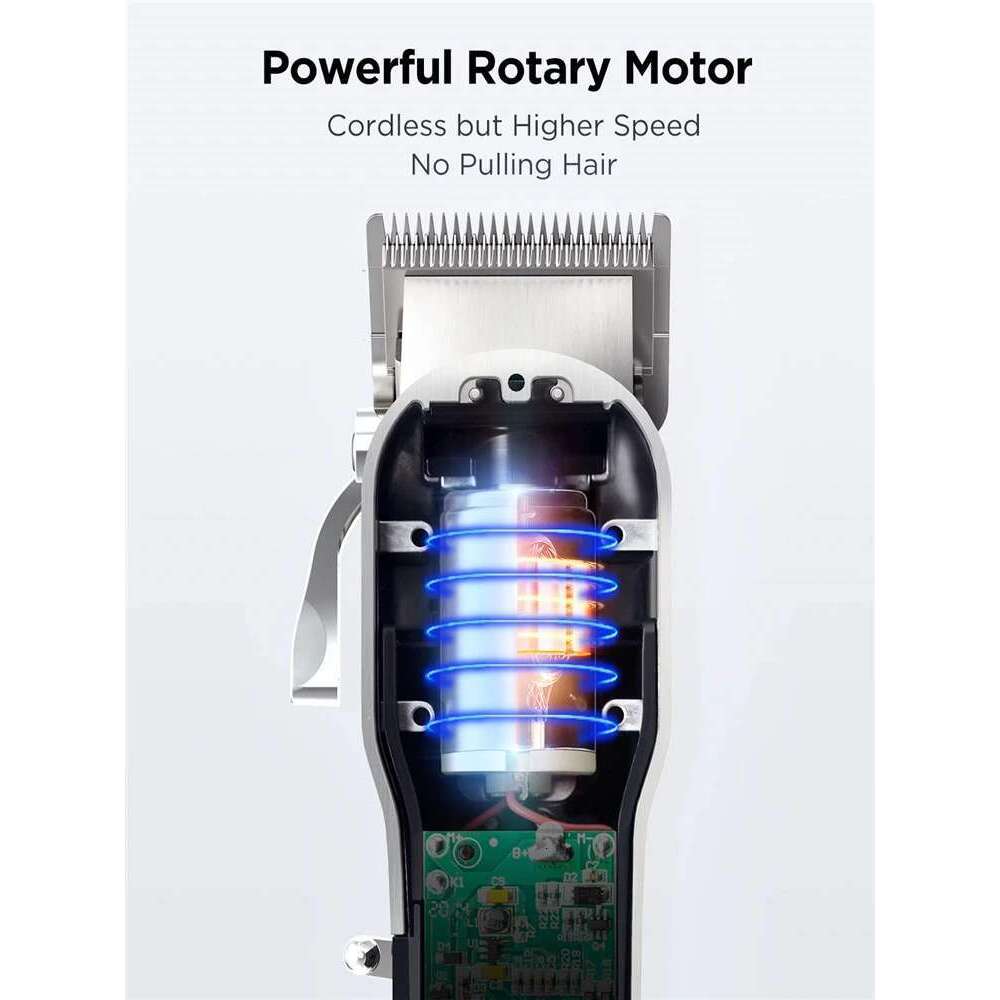 Limural Clippers For Men Professional Hair Beard Barbers Cordless Close Cutting T-Blade Trimmer Kit