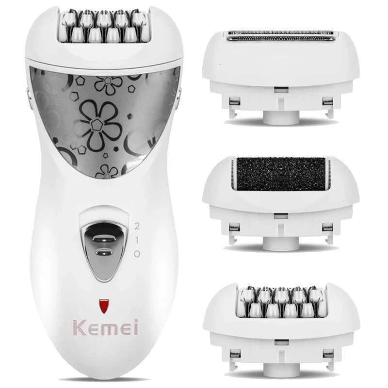 Epilator Rechargeable 3 In 1 Lady Hair Shaver Electric Callus Remover Depilador Removal For Women Foot Care Tools