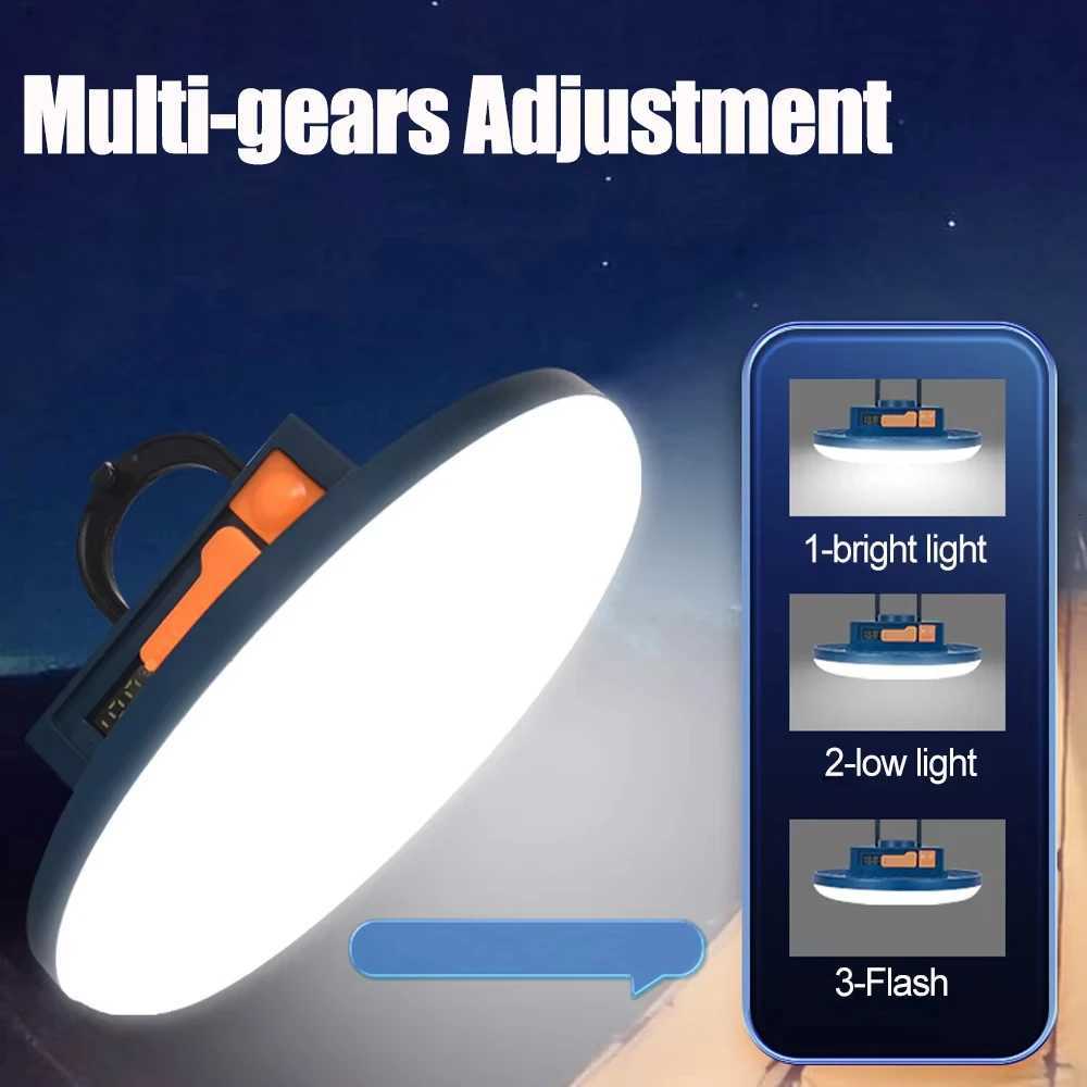 Portable LED Camping Light Hanging Mini Lantern Quick Hook 3 Light Modes Perfect for Camping M251115