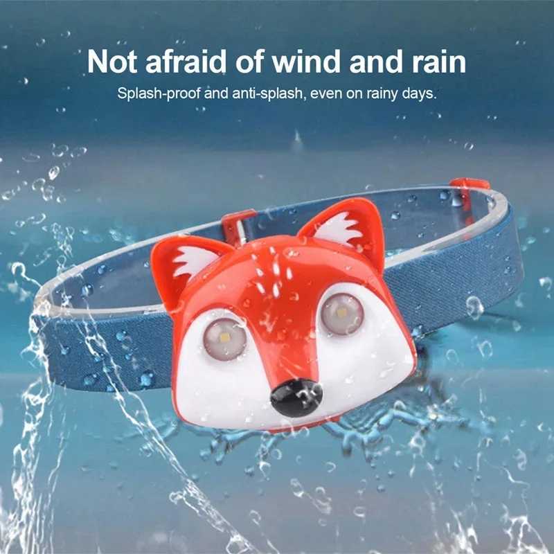 Portable LED Lantern Rechargeable Flashlight with 3 Modes Light Outdoor Waterproof Camping Hanging Headlight Set for Kids Gift M251115