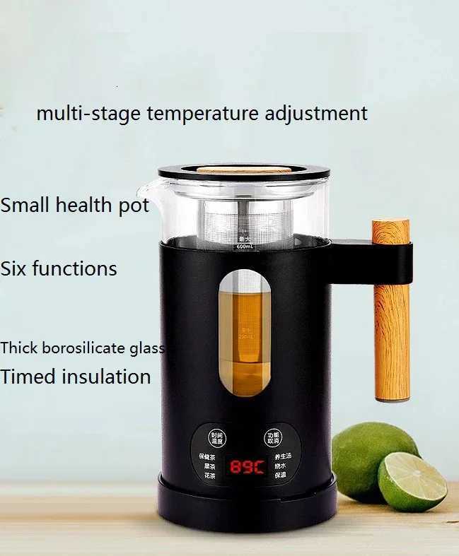 Mini Multifunction Electric Kettle Stainless Steel Health Preserving Pot Glass Boiled Warm Tea Pot Hot Water Heating Bottle Y251114