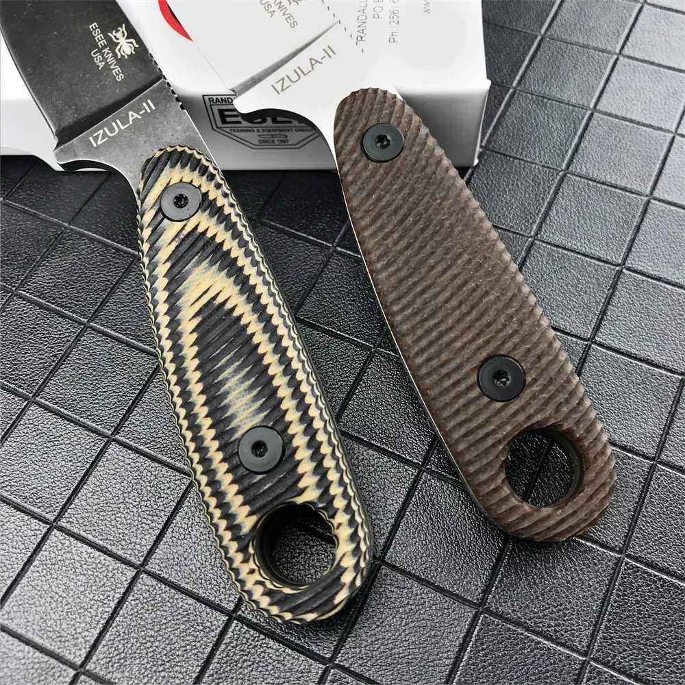 ESEE Izula Outdoor Multi purpose Fixed Blade Jungle Knife - D2 Steel Blade G10 Handheld Hunting Camping Survival ToolXJ250415