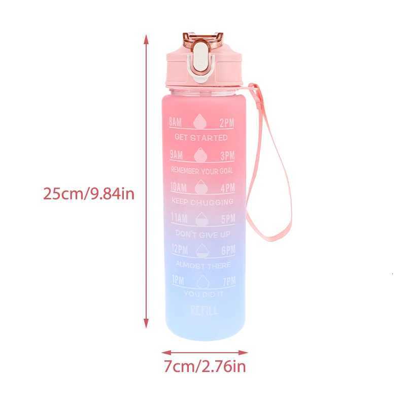 900ML Sport Water Bottle Leakproof Bottles Drinking Outdoor Travel Portable Water Bottle Gym Fitness JugsW251114