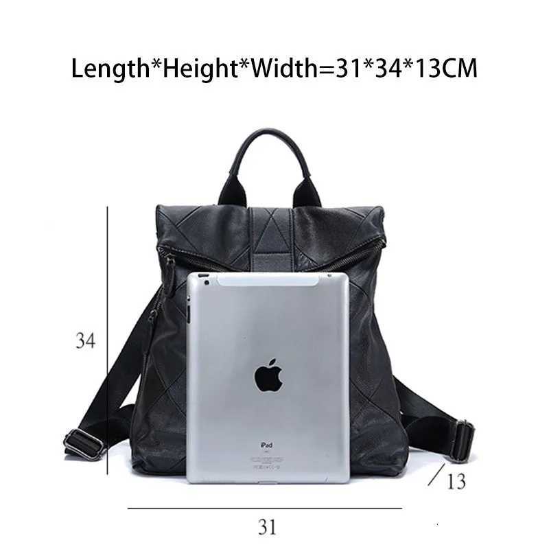 Leather Anti Theft Women Backpack Outdoor Travel Bag Large Capactiy Girls Schoolbag Daily Knapsack Mochila Feminina Sac A DosW251114
