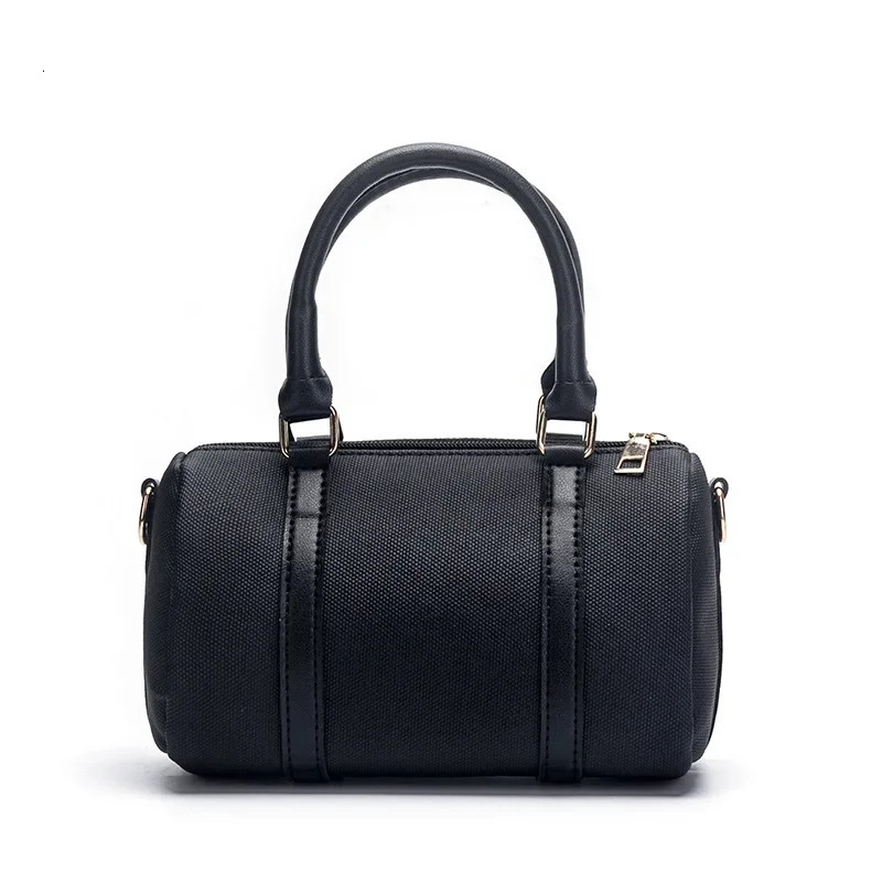 Womens bag simple and fashionable Versatile single shoulder cylindrical bag fresh sweet hand pillow bag cross body bag 250410