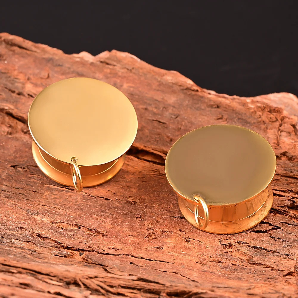 Vanku 10PCS 316 Stainless Steel DIY Ear Plugs Hangers Tunnels Fashion Ear Gauges Expander Women Piercing Body Jewelry 250408