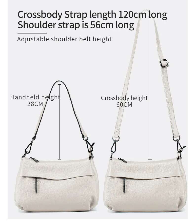 Designer Bag High Quality Real Handbag Ladies' Genuine Leather Shoulder Women's Casual Messenger Bags Versatile Crossbody Bag