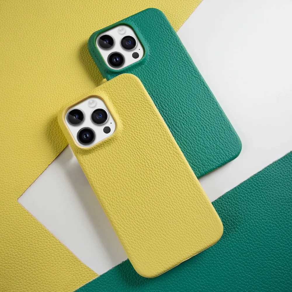 Luxury Cowhide Genuine Leather Case For iphone 14 Pro 17pro Max 15 12 13 14 XR XSMAX 7 8 SE2020 Cases Phone Cover Fundas Carcasa J251202