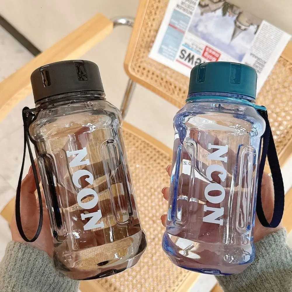 Outdoor Sports 850/1100/1300ml Clear Water Bottle Leakproof Lightweight Drinking Cup Large Capacity Travel KettleW251114