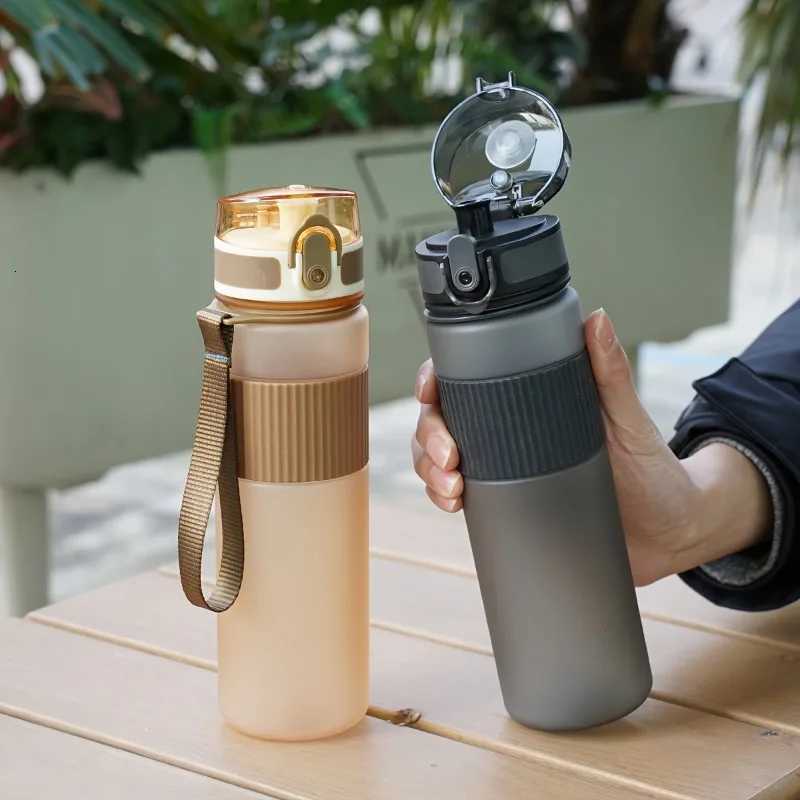 1pc BPA-Free Plastic Water Bottle with Lid and Strap-Ideal for Hiking Fitness and Casual Use - Perfect Gift for FatherS DayW251114