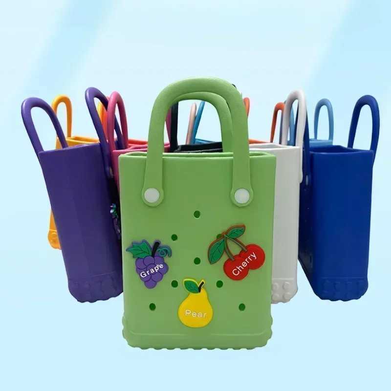 EVA beach womens handbag EVA waterproof summer swimming pool womens shoulder bag cute cartoon fashion cross body bag W250415