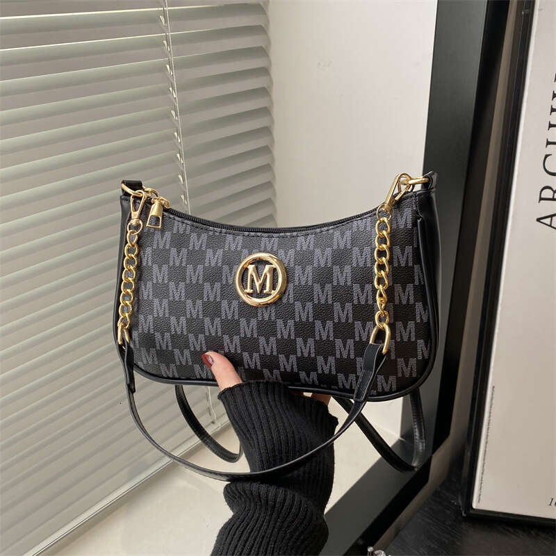 Luxury Brand Designer Bag Tote French Underarm Women's 2024 New Casual Shoulder Bag Versatile Diagonal Crossing Dumpling Trendy