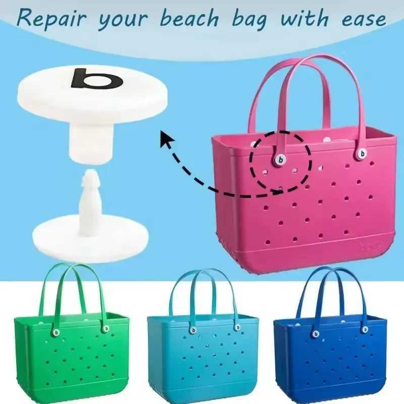 Replace Borg bag button accessories EVA rubber beach storage basket plastic standard button jelly Borg bag accessories W250415