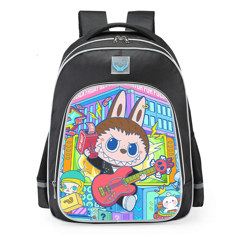 Elementary School Student Male Labubu Large Capacity Kindergarten Backpack Lightweight Reducing Load Children's Bag Female