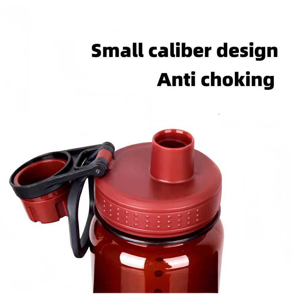 1000ml Large Capacity Sports Water Bottle Leakproof Plastic Water Jugs With Handheld Ring Outdoor CyclingHiking Beach Gym KettleW251114