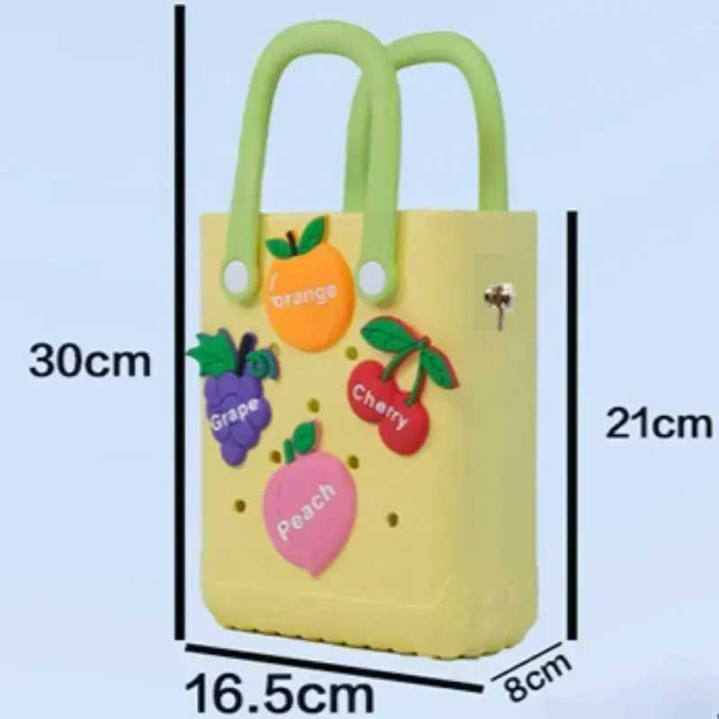 EVA beach womens handbag EVA waterproof summer swimming pool womens shoulder bag cute cartoon fashion cross body bag W250415