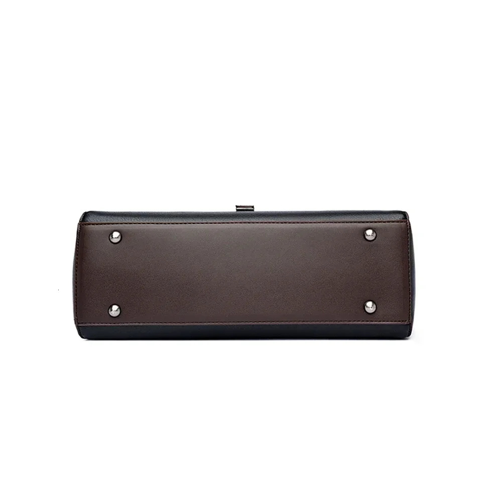 patented leather handbag fashionable floral womens handbag wallet high-quality large capacity womens shoulder bag 250410