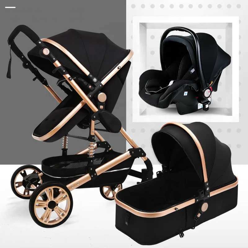Multi functional newborn baby sleep enhancer modern lightweight baby Pram luxury folding 3-in-1 baby enhancer X250415