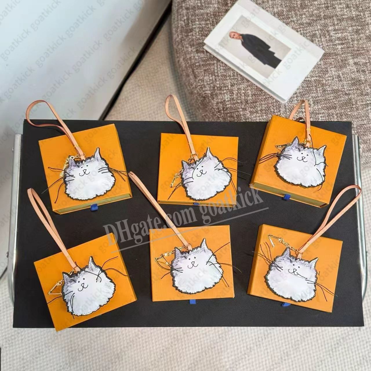 grace coddington cat bag charm catogram cat pattern bag designer shoulder bag woman shell bag fashion animal handbag women cross body bag luxury women bag cat charm