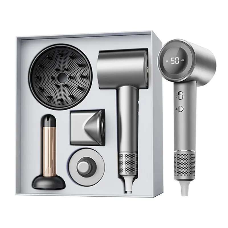 Professional High Speed 11000rpm Set with LED Disply Egative Ion Hair Care Quick Dry Blow Dryer