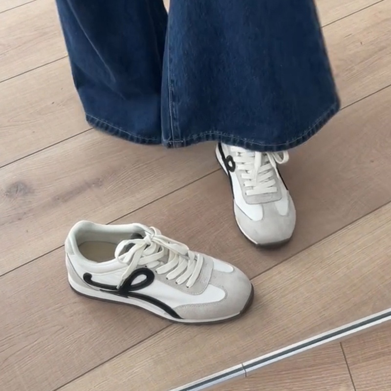 2025 popular new design free shipping women shoes flat casual shoes red blue color outdoor sports shoes sports shoes size 35-40