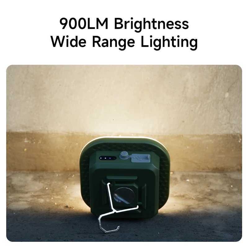 MOSLIGHTING Camping Lantern Portable with 5 Modes Dimmable Hanging Tent Lamp USB Rechargeable LED Lighting for Outdoor Emergency M251115