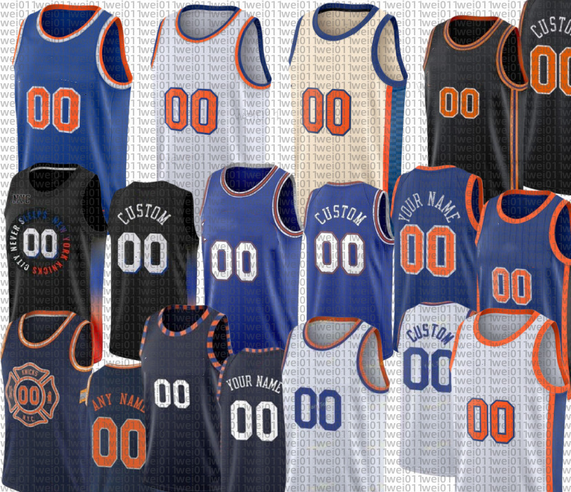Jalen Brunson Karl-Anthony Towns Mikal Bridges Josh Hart OG Anunoby Miles McBride Jordan Clarkson Landry Shamet Jose Alvarado Mitchell Robinson Basketball Jersey
