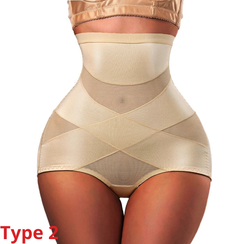 CXZD Women High Waist Trainer Body Shaper Panties Tummy Belly Control Body Slimming Control Shapewear Girdle Underwear 250415