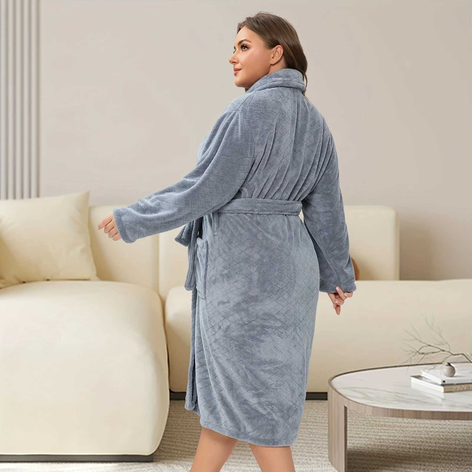 Womens bathrobes large coral fleece bathrobes super absorbent bath towels quick drying soft skin-friendly nightgowns C251115