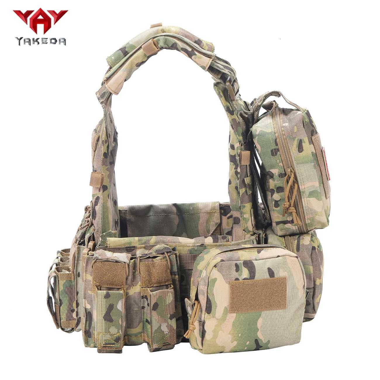 YAKEDA Quick Release Snake Buckle Outdoor Vest MOLLE Quick Release Training Vest Multifunctional XJ251114