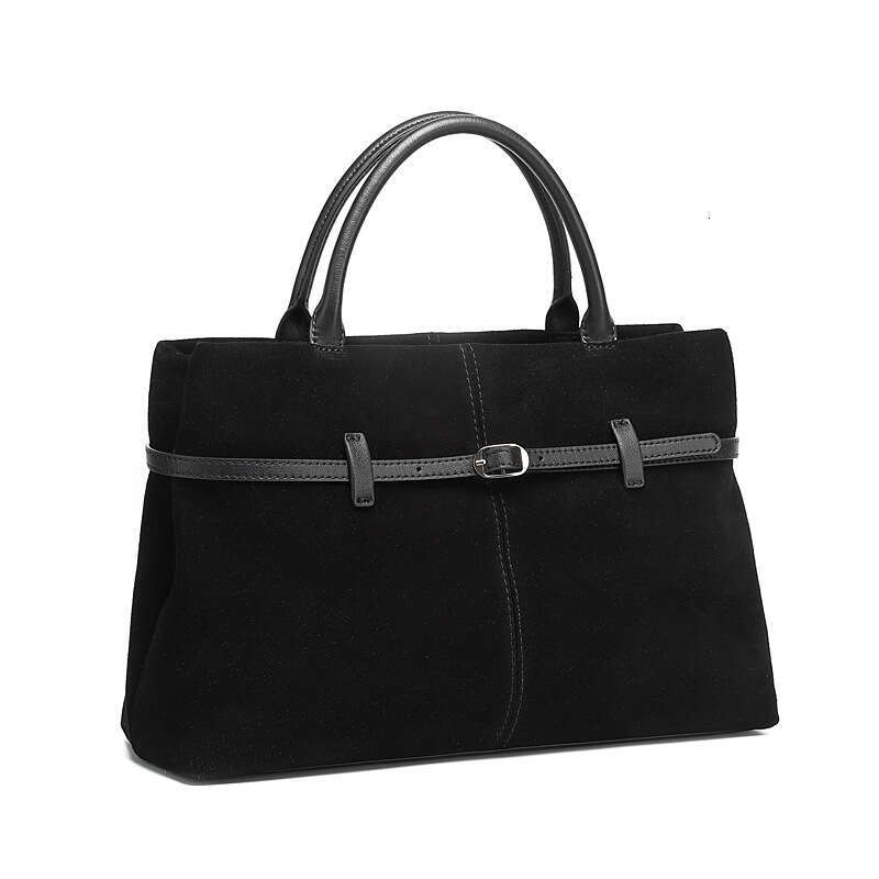 Luxury Bag Designer Tote Suede Large Capacity Handbag Relaxed Genuine Leather Commuter Single Shoulder Crossbody Bag For Women