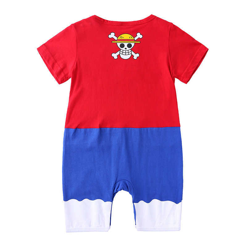 Jumpsuit Clothing Cotton Baby Girl Boy Child Designer Cartoon Baby Baby Cartoon Cartoon Onesie Summer Clothes Newborn Outings Y250415