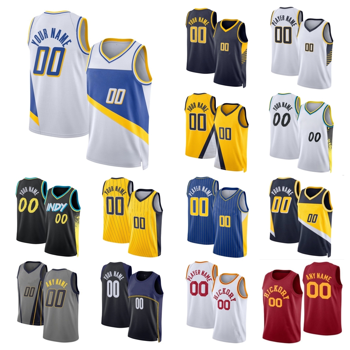 Pascal Siakam Jersey Basketball Ben Sheppard RayJ Dennis Tony Bradley Jay Huff Jeremiah Robinson-Earl Monte Morris Bennedict Mathurin Andrew Nembhard Statement