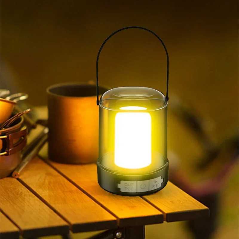 Portable Camping Tent Light Outdoor Rechargeable USB Candle Flame Camping Lamp Led Lighting Simplicity Camping Lighting Fixtures M251115