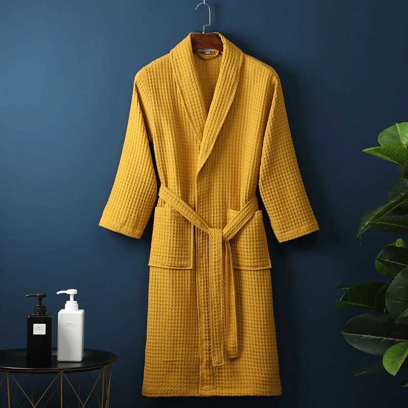 Men Women 100 Cotton Terry Bathrobe Suck Water Towel Sleepwear Spa Hotel Long Bath Robe Kimono Plus Size Dressing Gown Lovers C251115