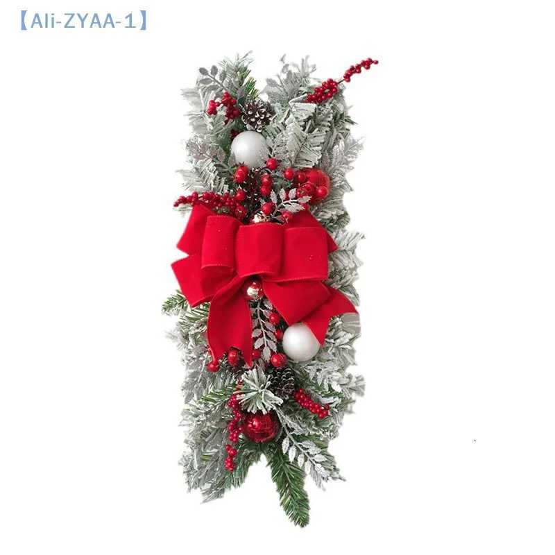 ZYAA-1Christmas Staircase Decoration Wreath Party Gift Christmas Home Furnishing Decoration Prop Evening Party Dress Up PropM251115