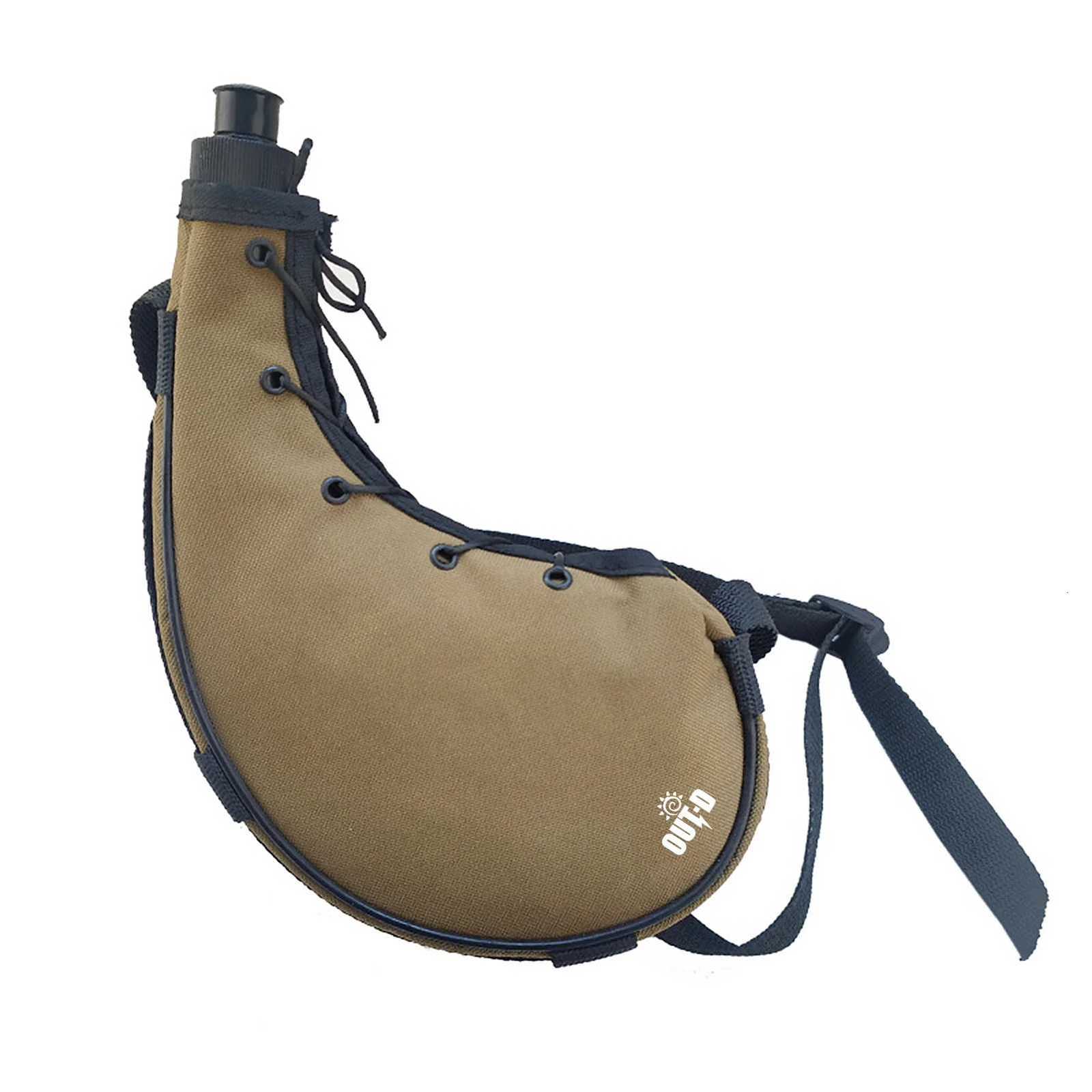 Outdoor Water Bottle 800ml Water Kettle Sports Bottles with Shoulder Strap for Hiking BackpackingW251114