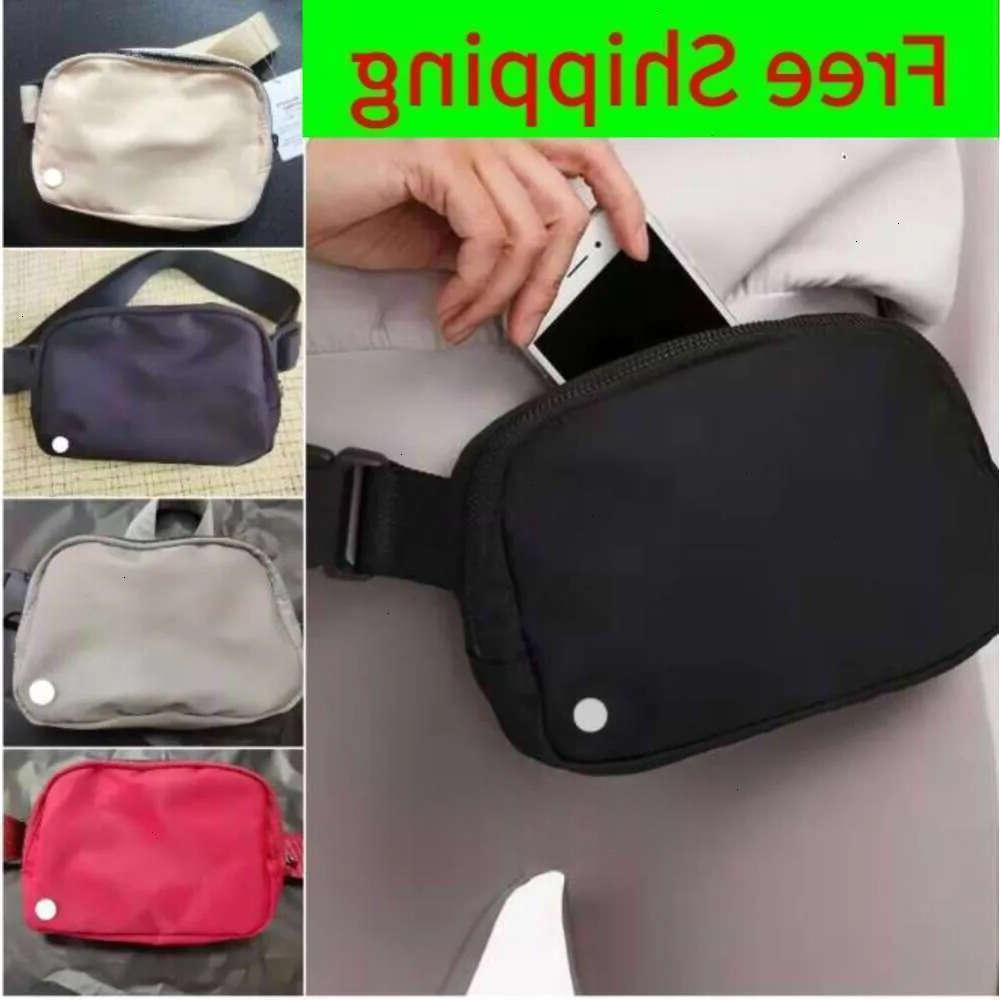 Bestselling Everywhere Waist Bags in 19 Colors Sport Running Fanny pack Cross body 5 quality luluity lemoner bag Travel Bag classic luluity lemoner keychain