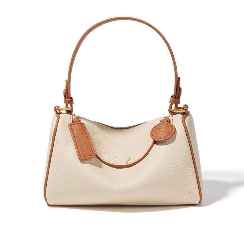 UWUW 2025 New Genuine Leather Single Shoulder Crossbody Bag Solid Color Button Zipper Versatile High-Capacity Bags