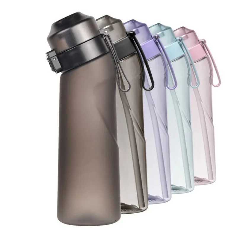 Air Flavored Water Bottle Scent Up Water Cup Sports Water Bottle For Outdoor Fitness Fashion Water Cup With Straw Flavor PodsW251114