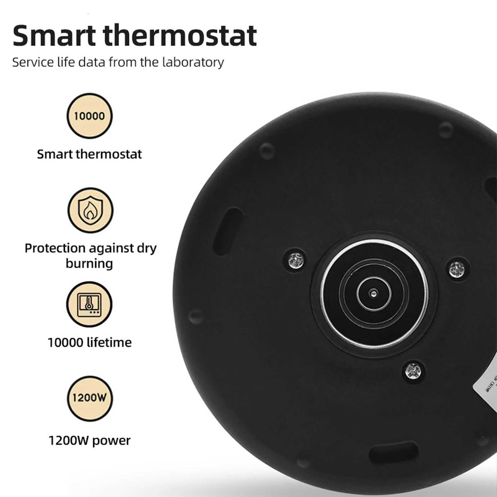 Gooseneck Electric Kettle 09L Temperature Control Stainless Steel Inner Quick Heating 1200W Anti-dry Protection Y251114