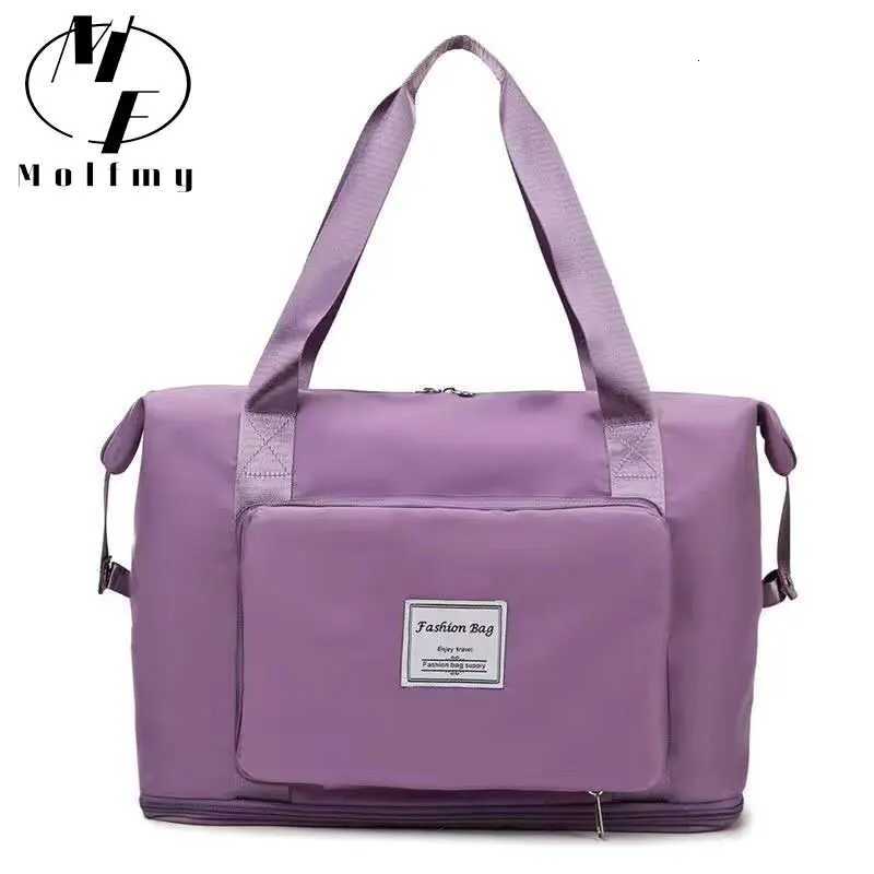 Foldable Travel Bag Female Portable Large Capacity Maternity Storage Short DistanceTravel Duffel Swim Fitness Bag Bolsos GrandesW251115