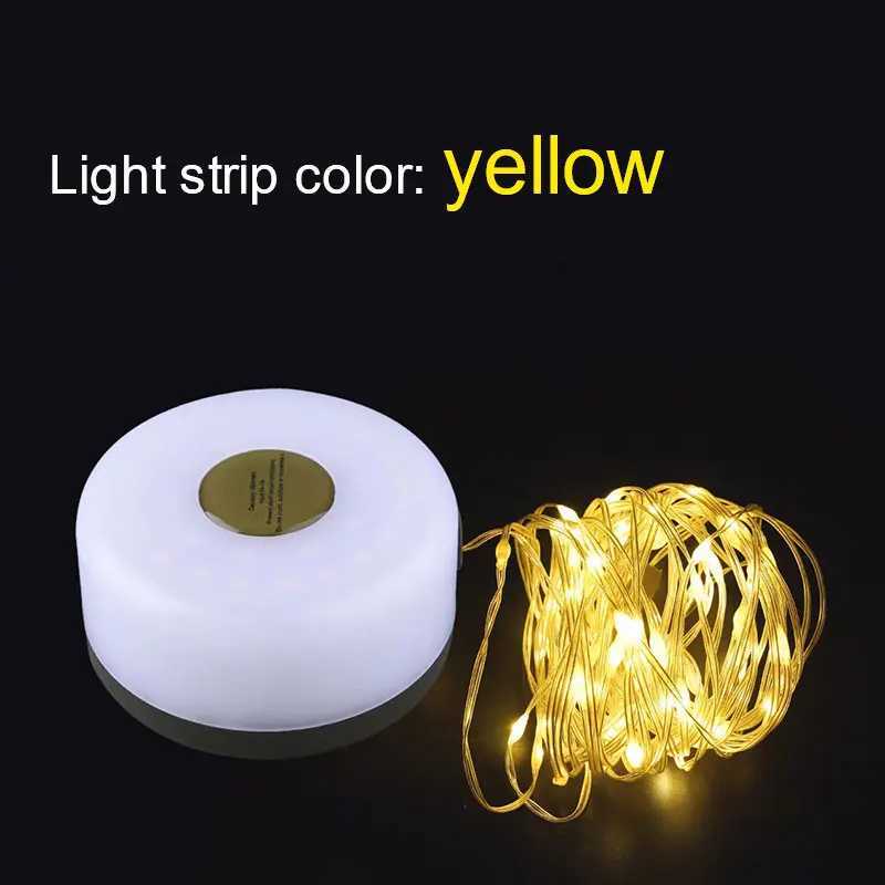 LED Light String Portable Camping Lights 1800mAh Rechargeable 8m Outdoor Atmosphere Tent Wedding Christmas Decor Strip Star Lamp M251115