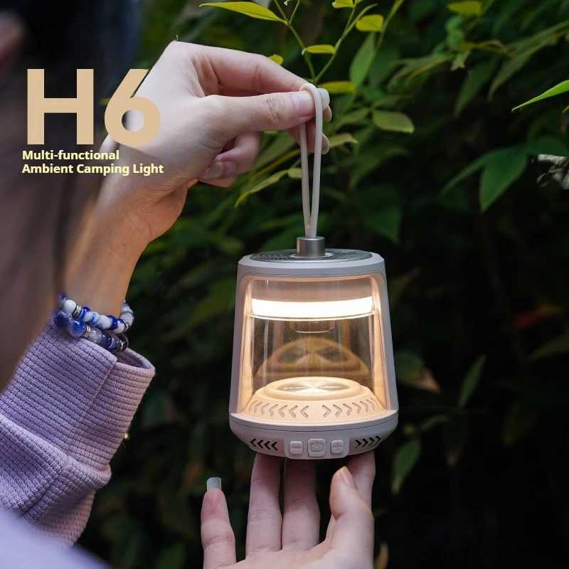 Camping Lantern Warm Light Long Battery Life Portable Tent Light Outdoor Camping Hanging Lamp Rechargeable Atmosphere Lighting M251115