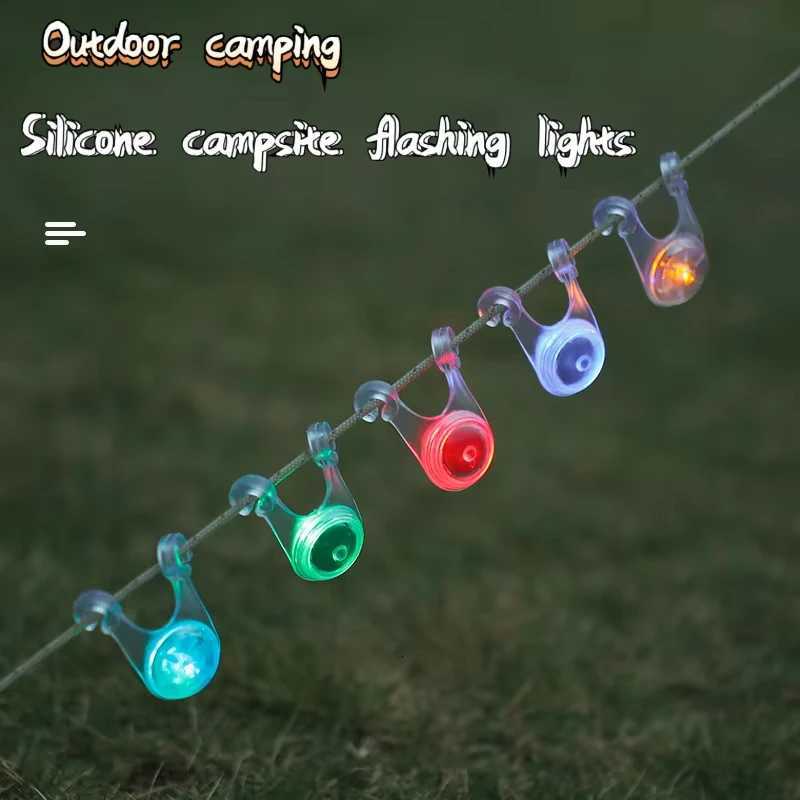 10pcs Waterproof Led Tent String Rope Guard Hanging Lights Led Camping Rope Hanging Light For Outdoor Camping Fishing Ambient M251115