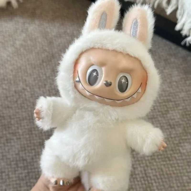 High quality Labubu Angel Zimomo Doll Plush Toy 1 1 Handmade Face Vinyl Doll Labubu Gift Childrens Toy Holiday Christmas Gift X250415