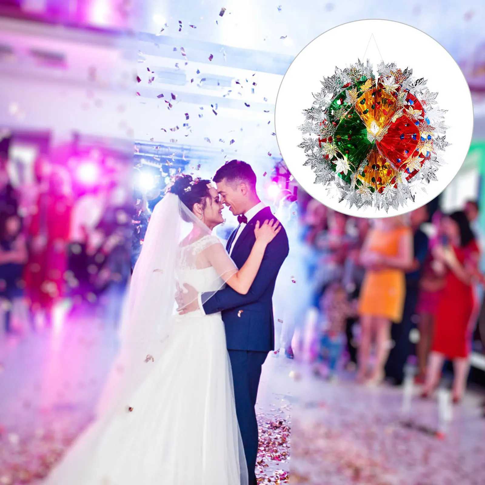 Party Garland Ball Creative Flower Decoration Decorations Plastic Hanging Plastic Hanging Christmas Ornaments DecorationsM251115