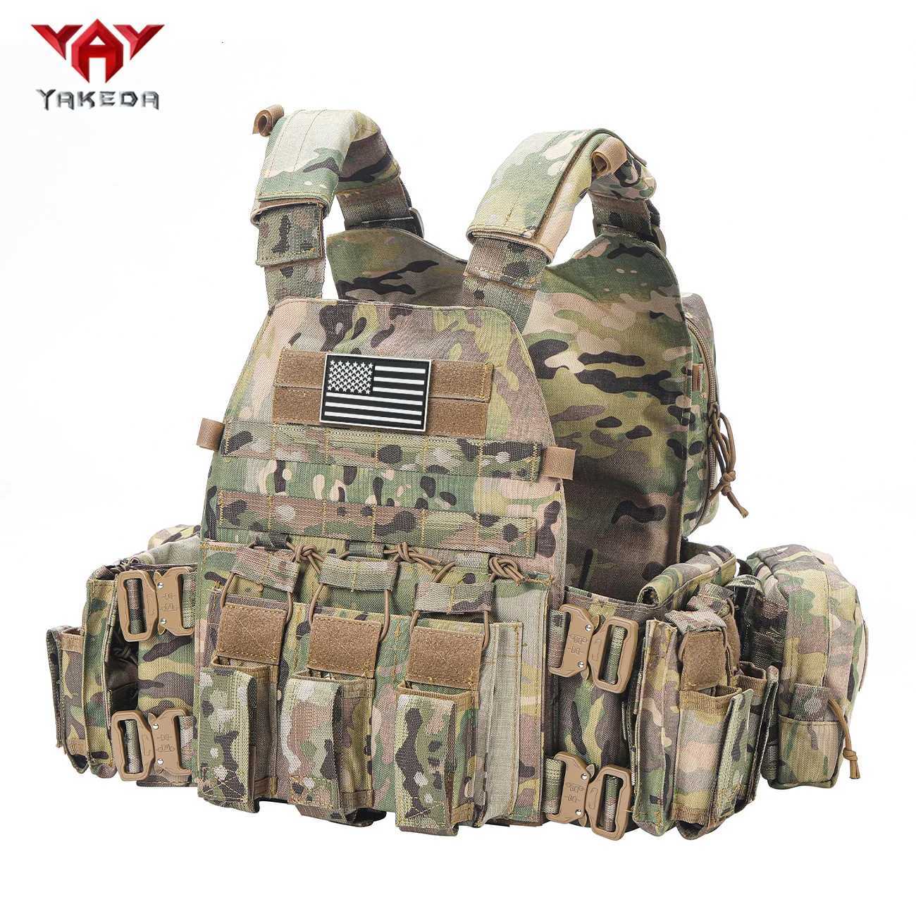 YAKEDA Quick Release Snake Buckle Outdoor Vest MOLLE Quick Release Training Vest Multifunctional XJ251114