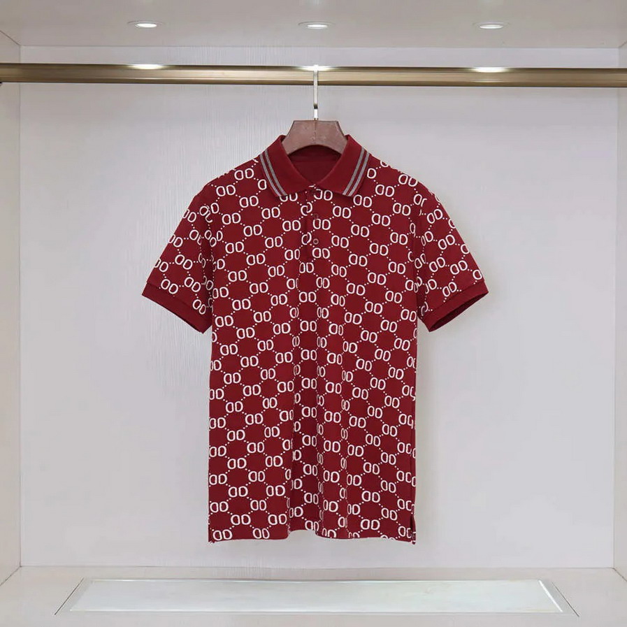 Mens Polo Shirts Mens T Shirt Fashion Polo Collar Breathable Trend Top Tee Summer Casual Business Designer Shirts