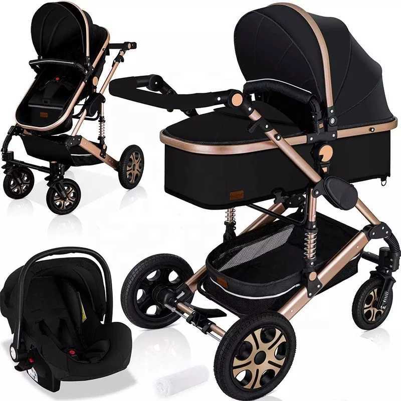 Multi functional newborn baby sleep enhancer modern lightweight baby Pram luxury folding 3-in-1 baby enhancer X250415
